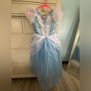 Cinderellas Dress 9/10 purchased from Disney World. Worn for 2 hours. Like new.